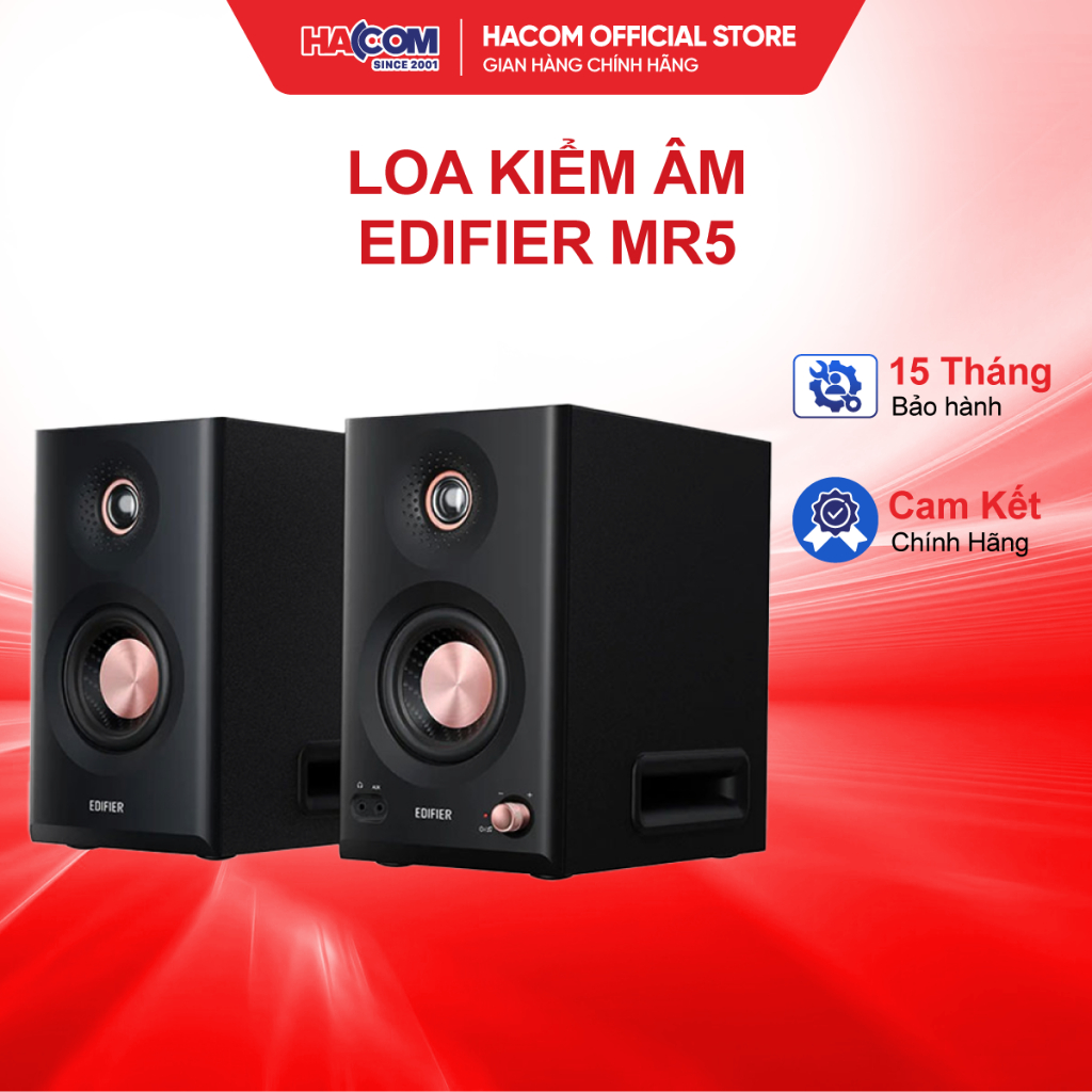Loa Kiểm Âm Bluetooth EDIFIER MR5 Hi-Res Audio Wireless - Bảo Hành 12 Tháng HACOM PC