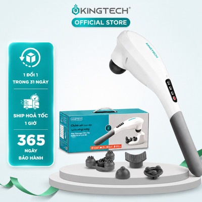 Máy Massage Cầm Tay KINGTECH LUX-450 Mát Xa Toàn Thân, Chuyên Sâu Vai Cổ, Lưng, Chân, Tay - Quà Tặng Cao Cấp