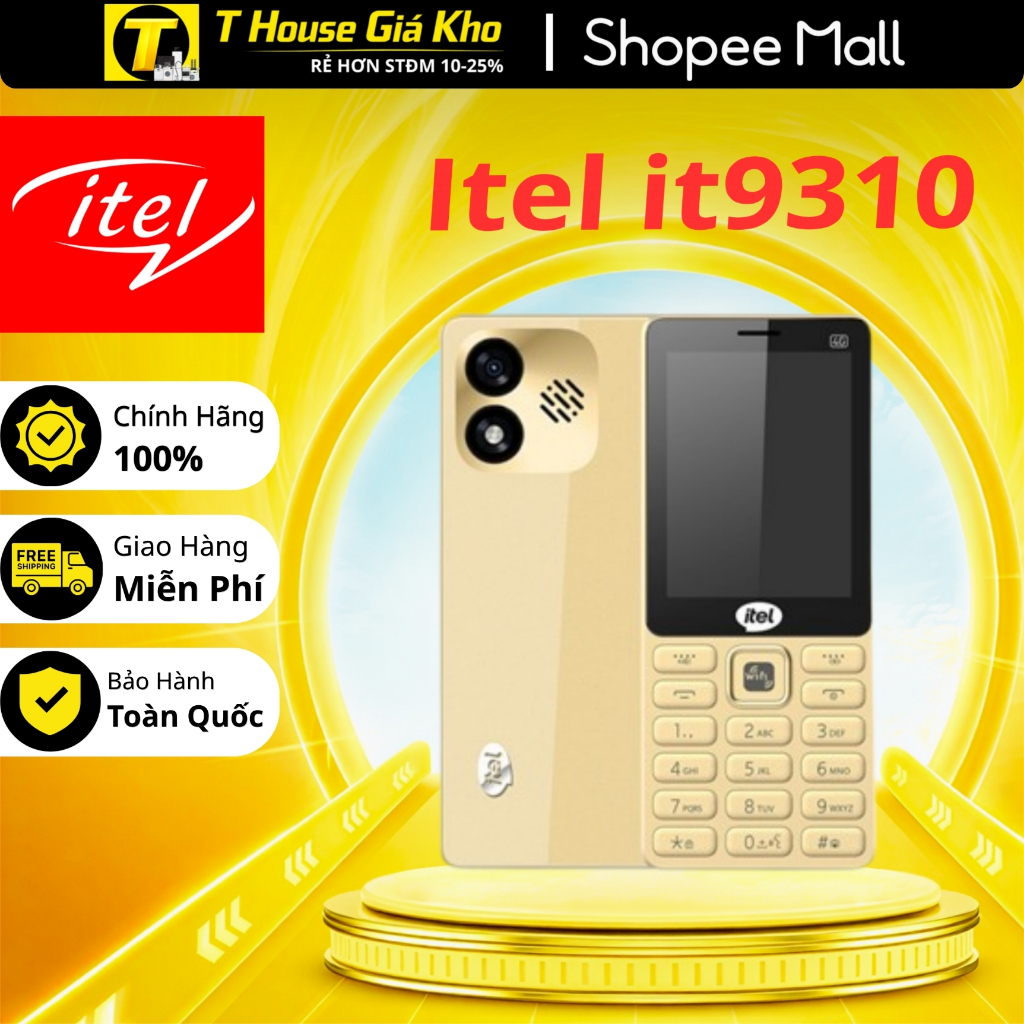 [Hàng Công Ty] Điện thoại Chính Hãng Itel it9310 (Reo 60) 2 Sim Mới Fullbox Nguyên Seal BH 12 Tháng