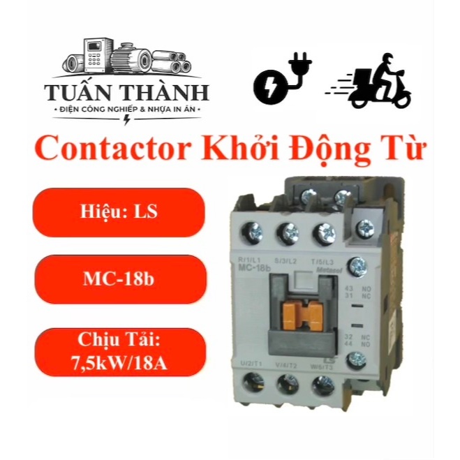 Contactor Khởi Động Từ 18A MC-18b LS [CHÍNH HÃNG]