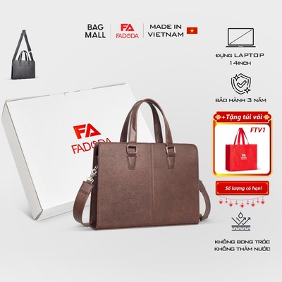 Cặp da công sở văn phòng cao cấp Fadoda