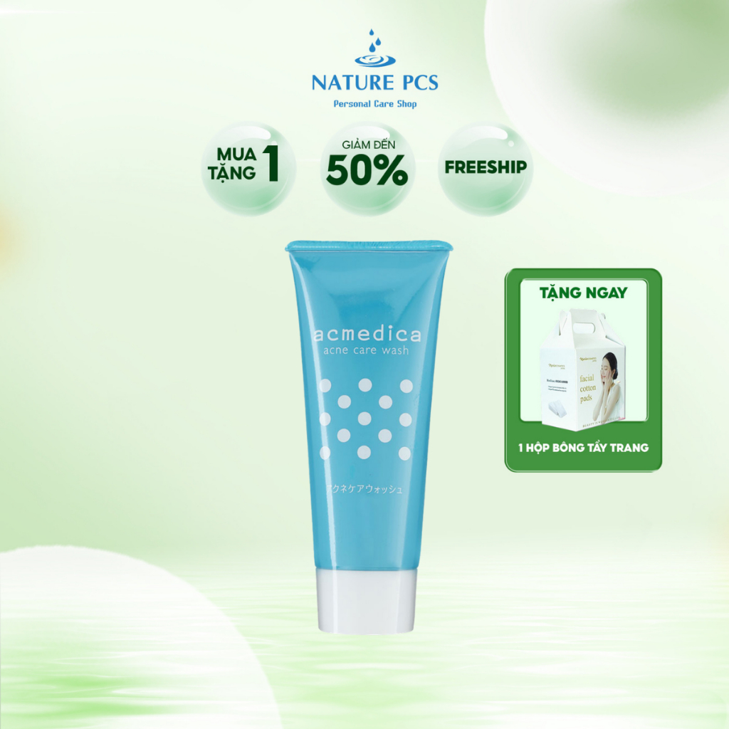 Sữa rửa mặt cho da dầu & mụn Naris Acmedica Acne Care Wash 100gr
