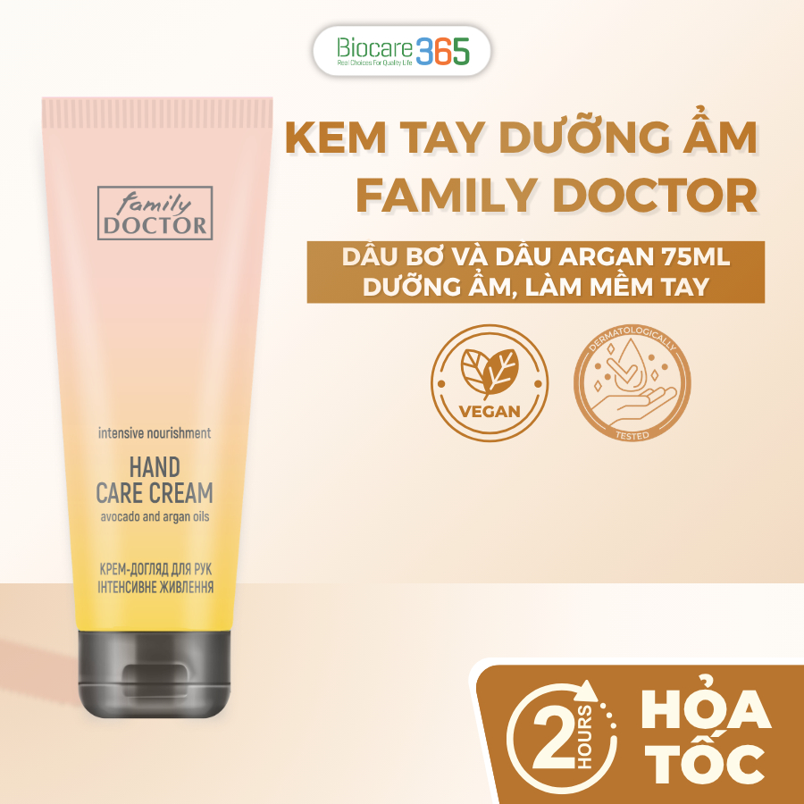 Family Doctor Kem tay dưỡng ẩm chuyên sâu 75ml - Biocare365 Official