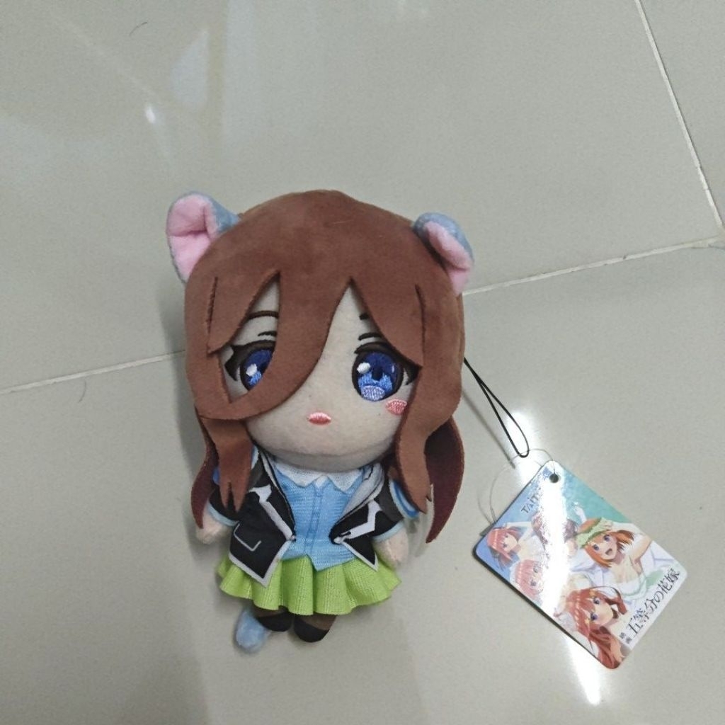 Gấu Bông nhật Nakano Miku chính hãng TAITO còn tem tag