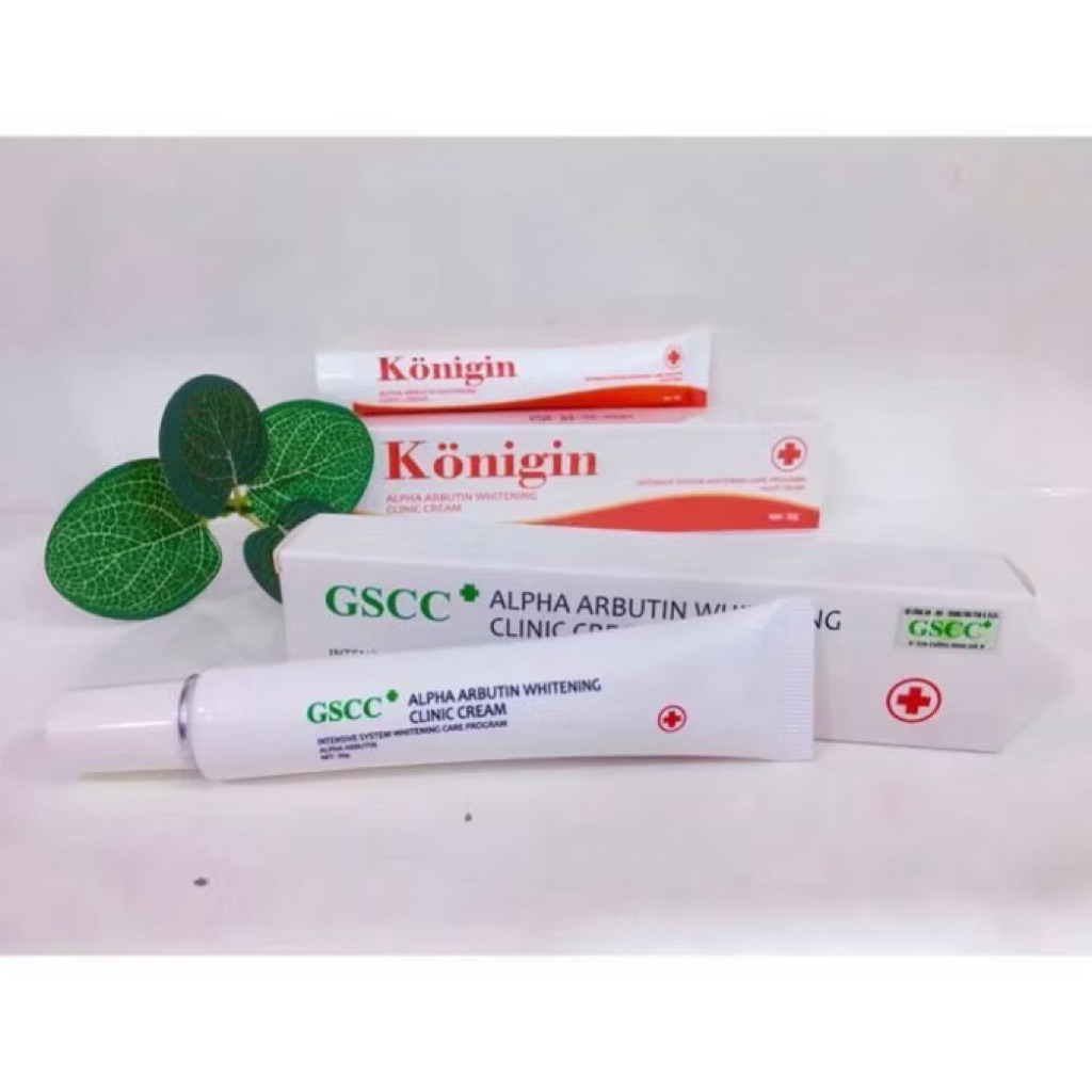 Bộ kem mờ nám GSCC của Đức Tuýp 30g Combo kem xóa nám tàn nhang G.S.C.C & Konigin Đức, giúp xóa nám 