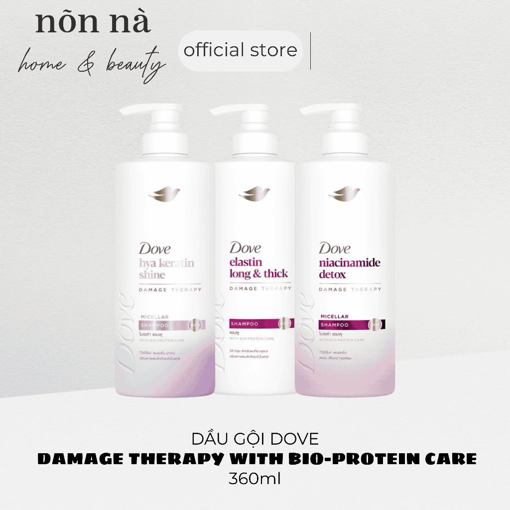 Dầu Gội Dove Damage Therapy With Bio-Protein Care 360ml