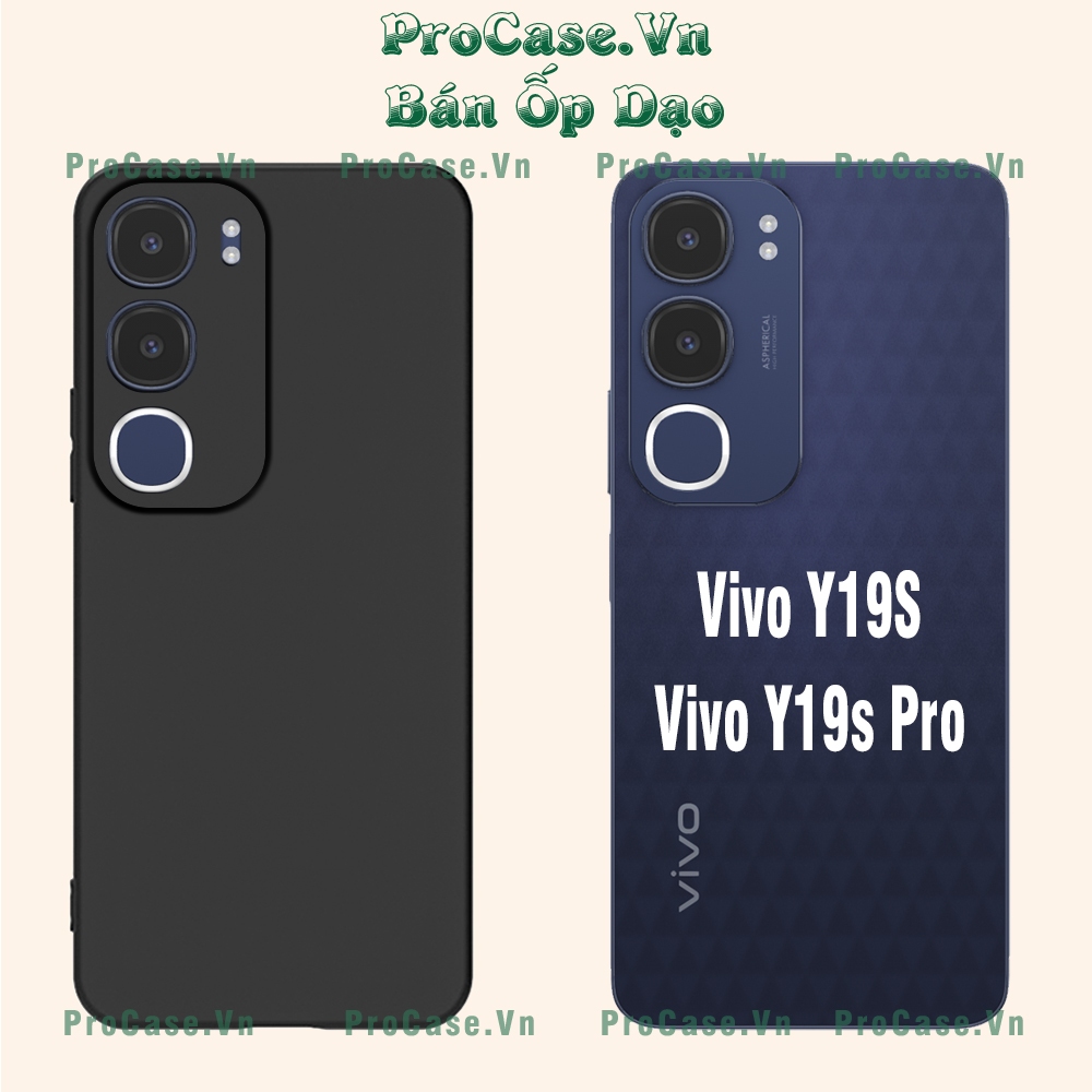 Ốp lưng Vivo Y19s - Vivo Y19s Pro TPU dẻo,cạnh viền vuông,chống sốc,bảo vệ camera