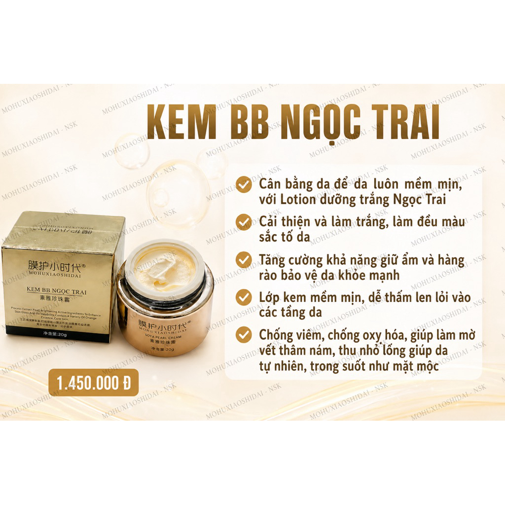 Kem ngọc trai NSK SOYA PEARL CTEAM