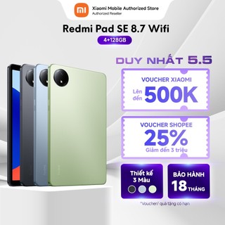Máy tính bảng Redmi Pad SE 8.7 Wifi (4+64GB) | Màn hình LCD 90Hz | MTK Helio G85 8 | 6650mAh
