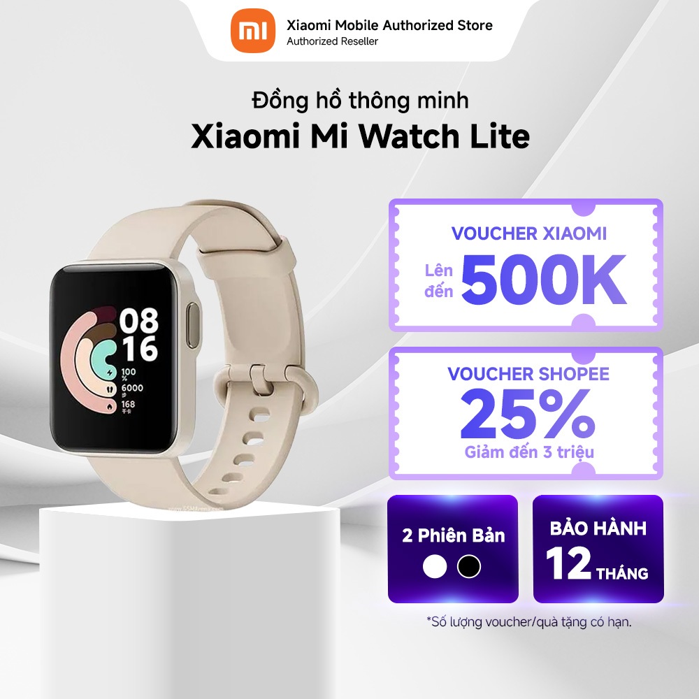 Hàng Chính Hãng Phân Phối Bởi Digiworld | Đồng Hồ Thông Minh Xiaomi Mi Watch Lite