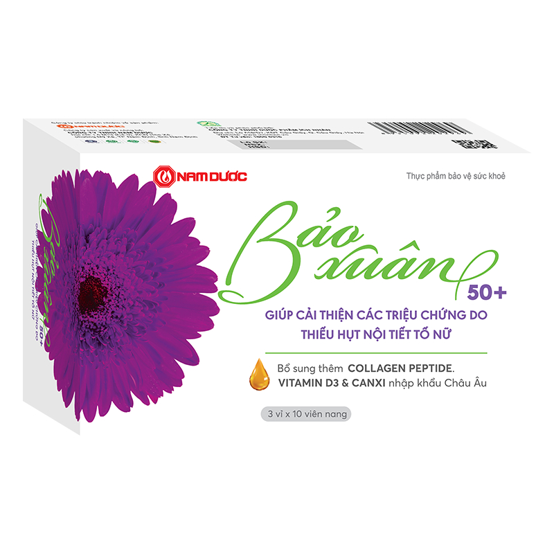 Viên uống giúp bổ sung nội tiết tố nữ estrogen Bảo Xuân 50+ Nam Dược