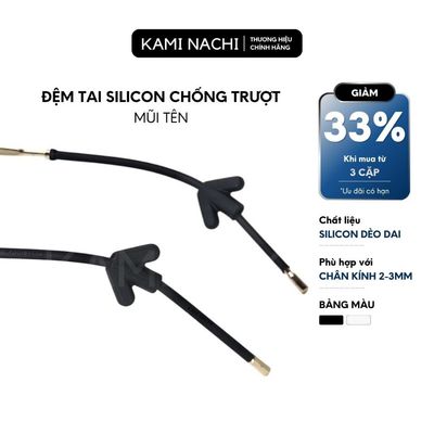 Miếng đệm làm êm tai cho kính bằng silicon siêu bền hình mũi tên chống trượt KAMI NACHI