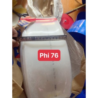 30m ống dẫn nước pe có các loại kích thước có màu xanh - trắng phi 48mm , phi 60mm, phi 76mm, 100mm
