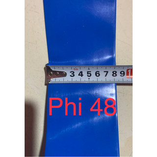 30m ống dẫn nước pe có các loại kích thước có màu xanh - trắng phi 48mm , phi 60mm, phi 76mm, 100mm