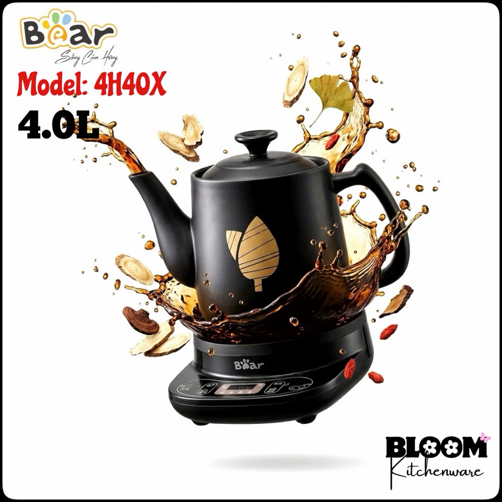 Ấm sắc thuốc 4L BEAR - HTM-4H40X