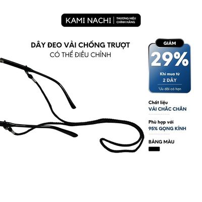 Dây đeo giữ chống trượt, chống rơi cho mắt kính chất liệu dây vải KAMI NACHI