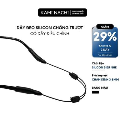 Dây đeo giữ chống trượt cho mắt kính chất liệu nhựa silicon, ôm sát vòng đầu KAMI NACHI