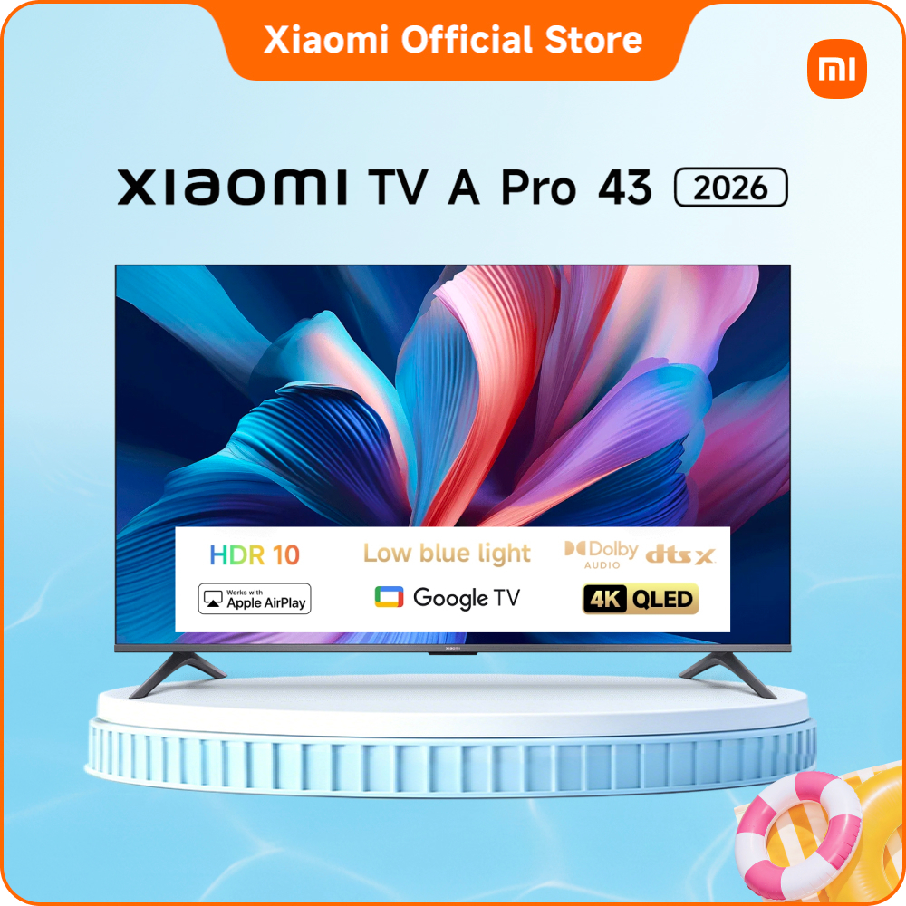 [Tivi Mới] Xiaomi TV A Pro 43'' 2026 | Màn hình QLED 4K độ sáng cao với công nghệ làm mượt chuyển động | BigBuy360 - bigbuy360.vn