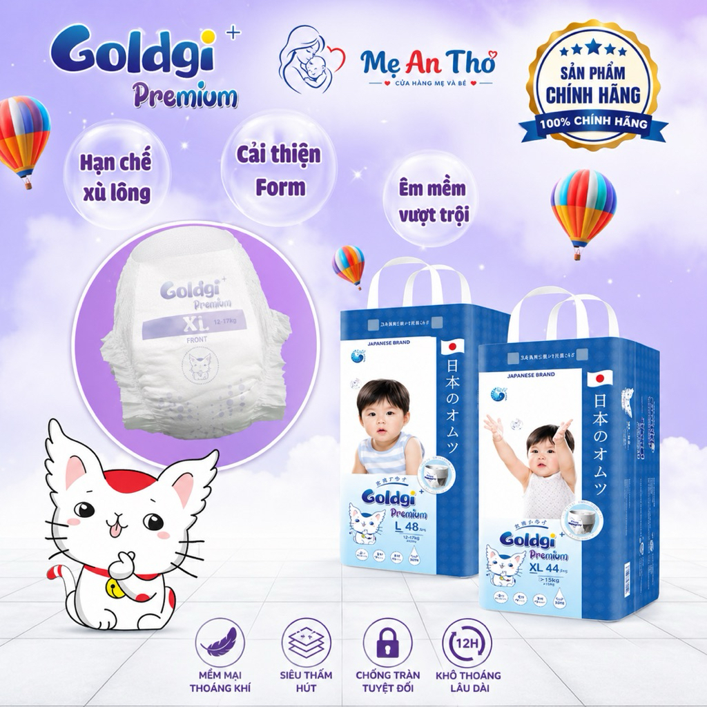 Bỉm Nhật Goldgi+ Premium