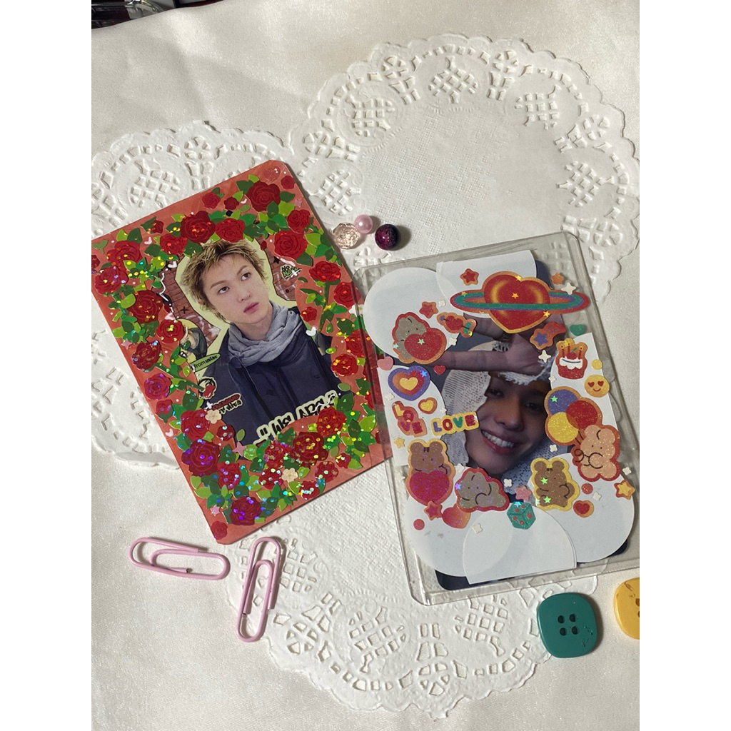 [Sẵn] Toploader decor sticker B8 nhiều mẫu