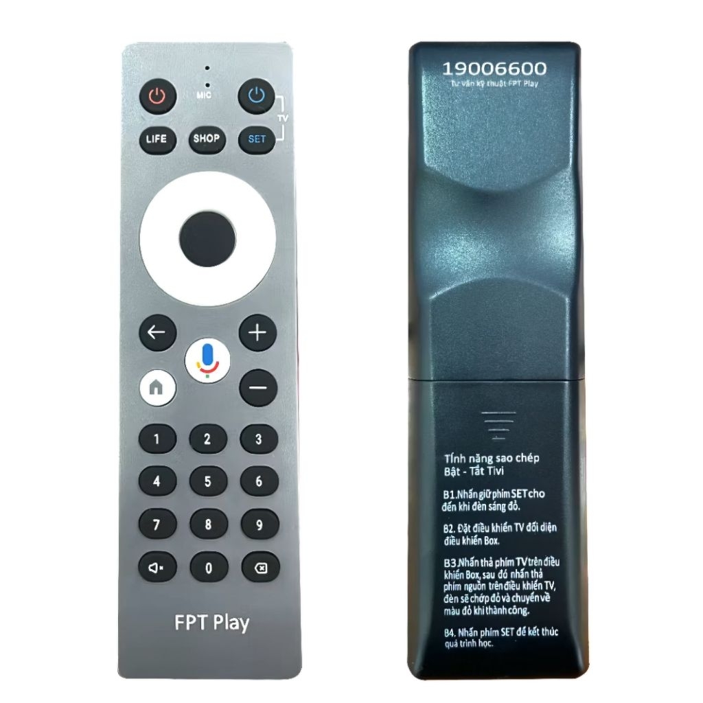 Điều khiển Từ xa Fpt Play Box 650 , TV360 , ONN box , google chromecast