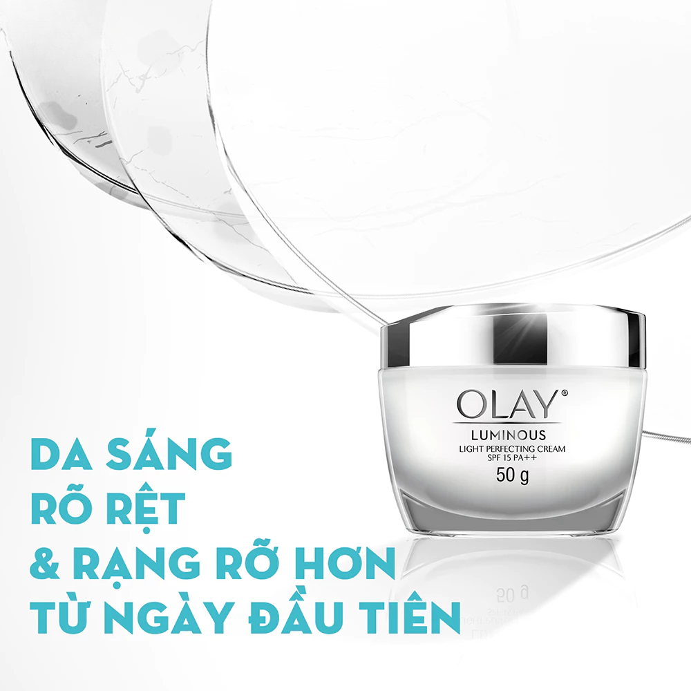 Ảnh 24 của Kem dưỡng ẩm, Serum OLAY LUMINOUS NIACINAMIDE + VITAMIN C mờ vết thâm, đốm nâu, sáng da 50g.