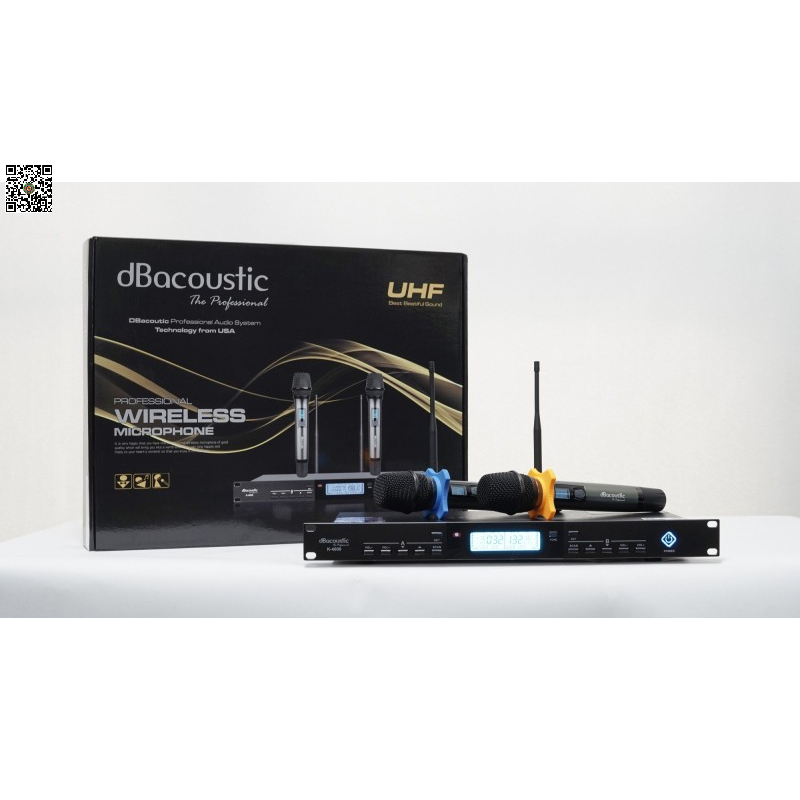 Micro Không Dây dBAcoustic K4000 Chính Hãng – Sóng Khỏe, Chống Hú Tốt, Âm Thanh Sạch