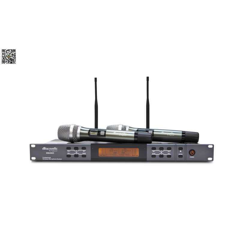 Micro Không Dây dBAcoustic DB450II Chính Hãng – Sóng Khỏe, Chống Hú Tốt, Âm Thanh Sáng Rõ