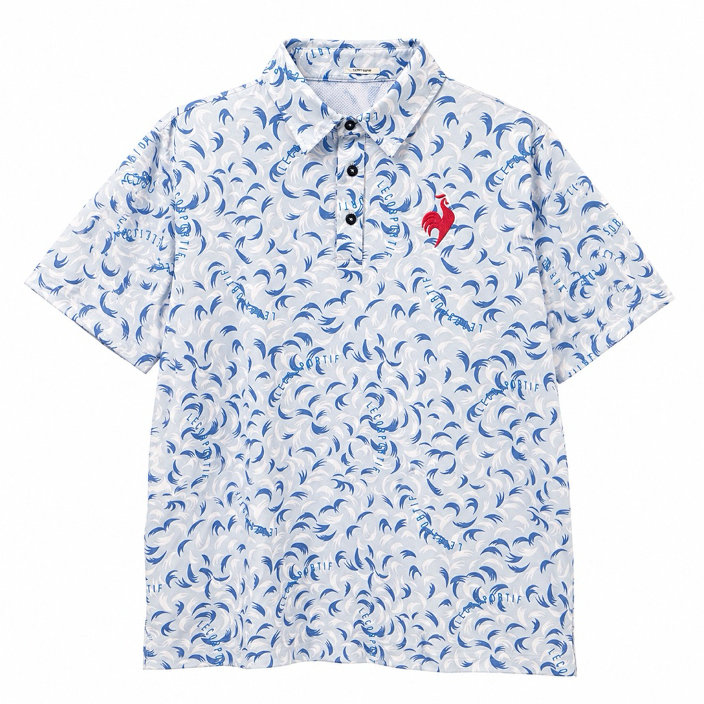 Áo Golf Nam Lecoq Sportif Màu Xanh – Thoáng Mát, Đẳng Cấp, Chuẩn Phong Cách Sân Cỏ