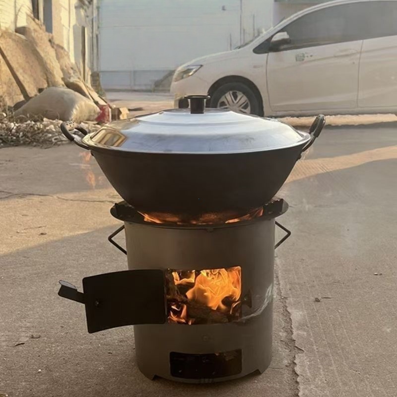 Lò Sưởi Củi Đa Năng: Sưởi Ấm, Pha Trà, Nấu Ăn & Nướng BBQ Dã Ngoại Ngoài Trời