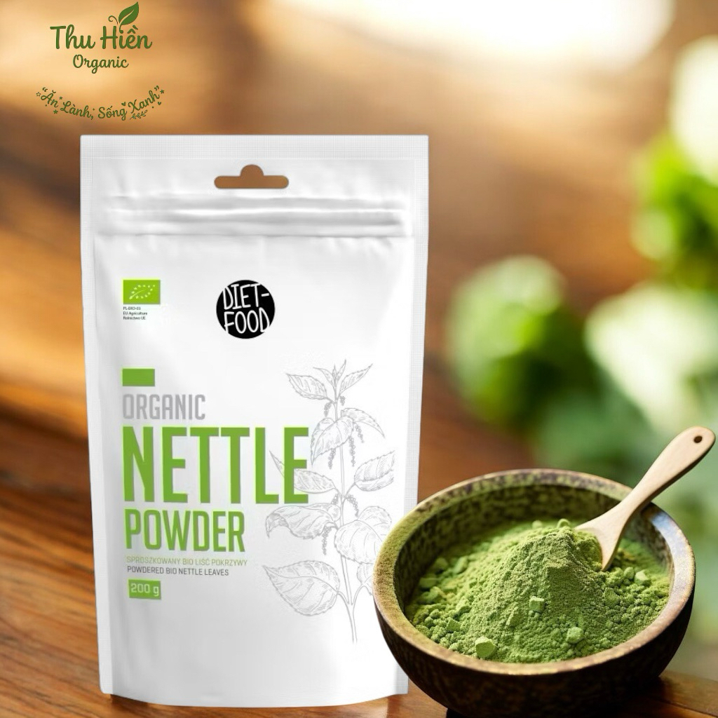 Bột Lá Tầm Ma Hữu Cơ Diet Food -200g-Food Organic Nettle Powder