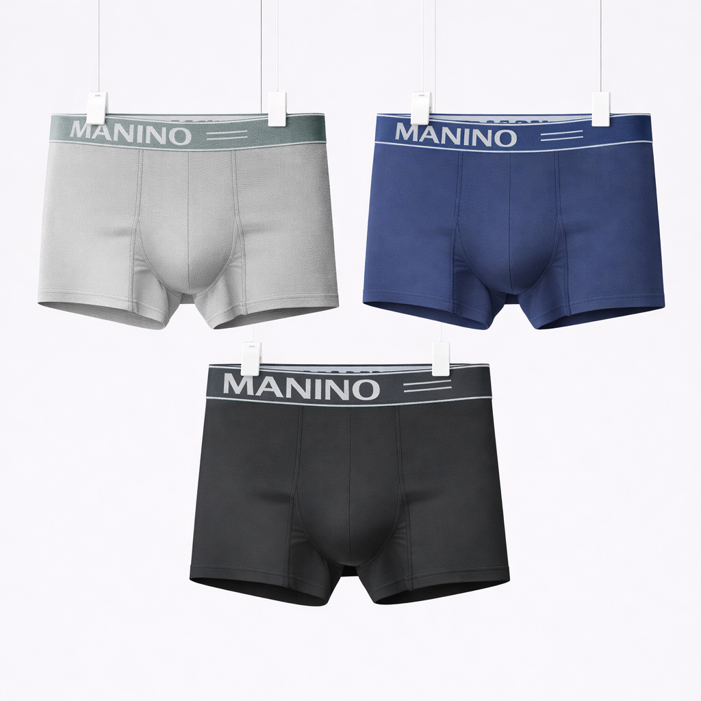 Boxer Cotton Lụa Cao Cấp Siêu Co Giãn, Thấm Hút Kháng Khuẩn