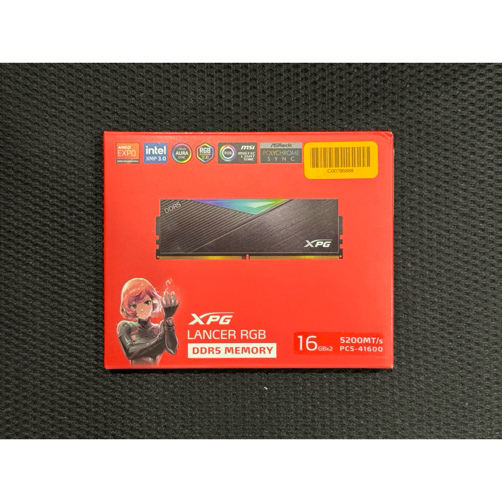 Kit Ram XPG Lancer RGB 32GB (2x16gb) DDR5 bus 5200mhz