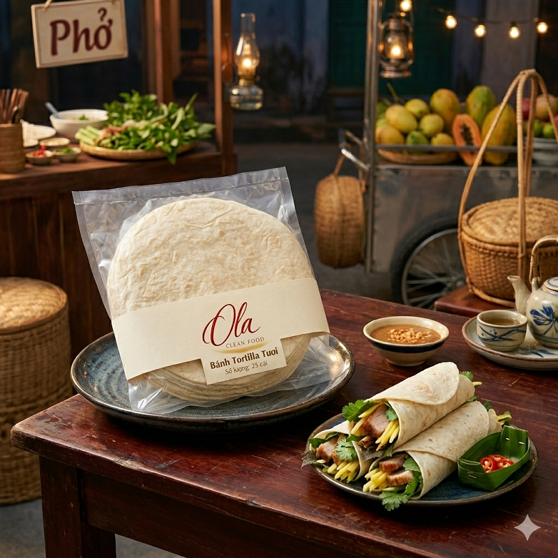[SALE] Tacos, Bánh Tacos thơm ngon, dai, giòn rụm - Túi 10c size to 30cm (900gr)