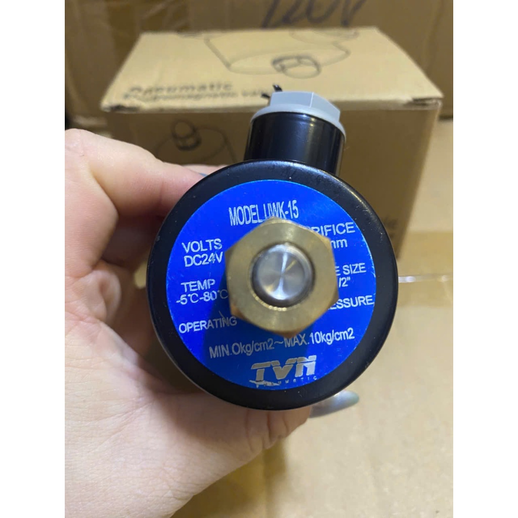 Van điện từ thường mở DN15 DN20 DN25 dùng nước coil đồng