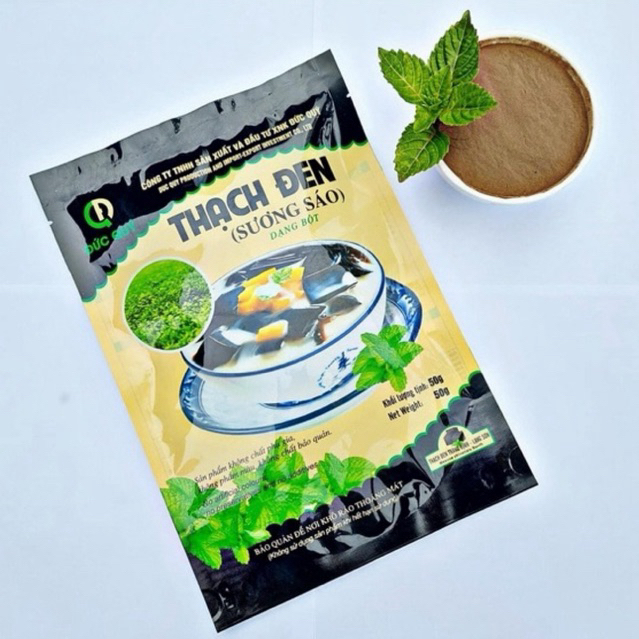 Bột thạch đen Đức Quý gói 100g