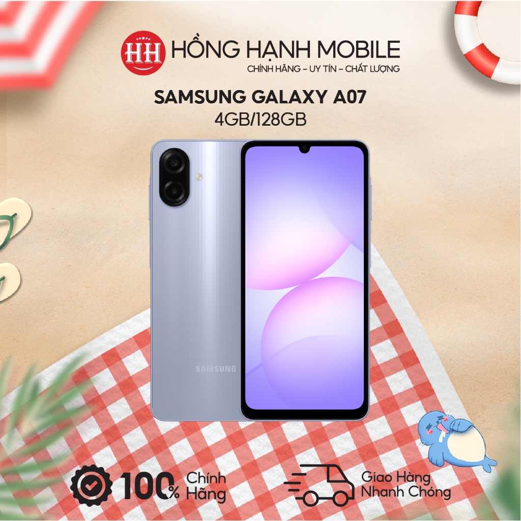 Điện Thoại Samsung Galaxy A07 4GB/128GB + Kèm Cốc Sạc 15W - Hàng Chính Hãng | BigBuy360 - bigbuy360.vn