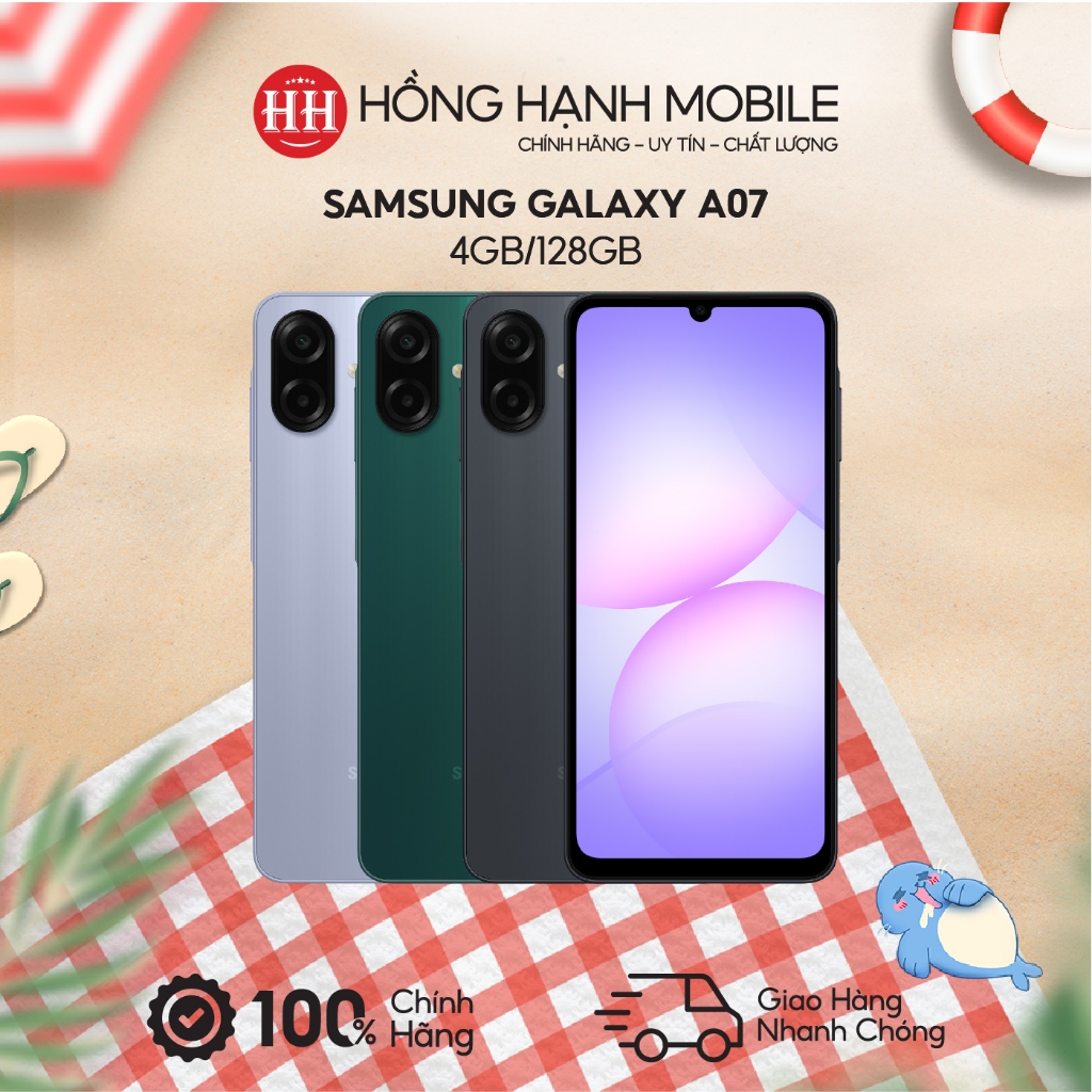 Điện Thoại Samsung Galaxy A07 4GB/128GB + Kèm Cốc Sạc 15W - Hàng Chính Hãng | BigBuy360 - bigbuy360.vn
