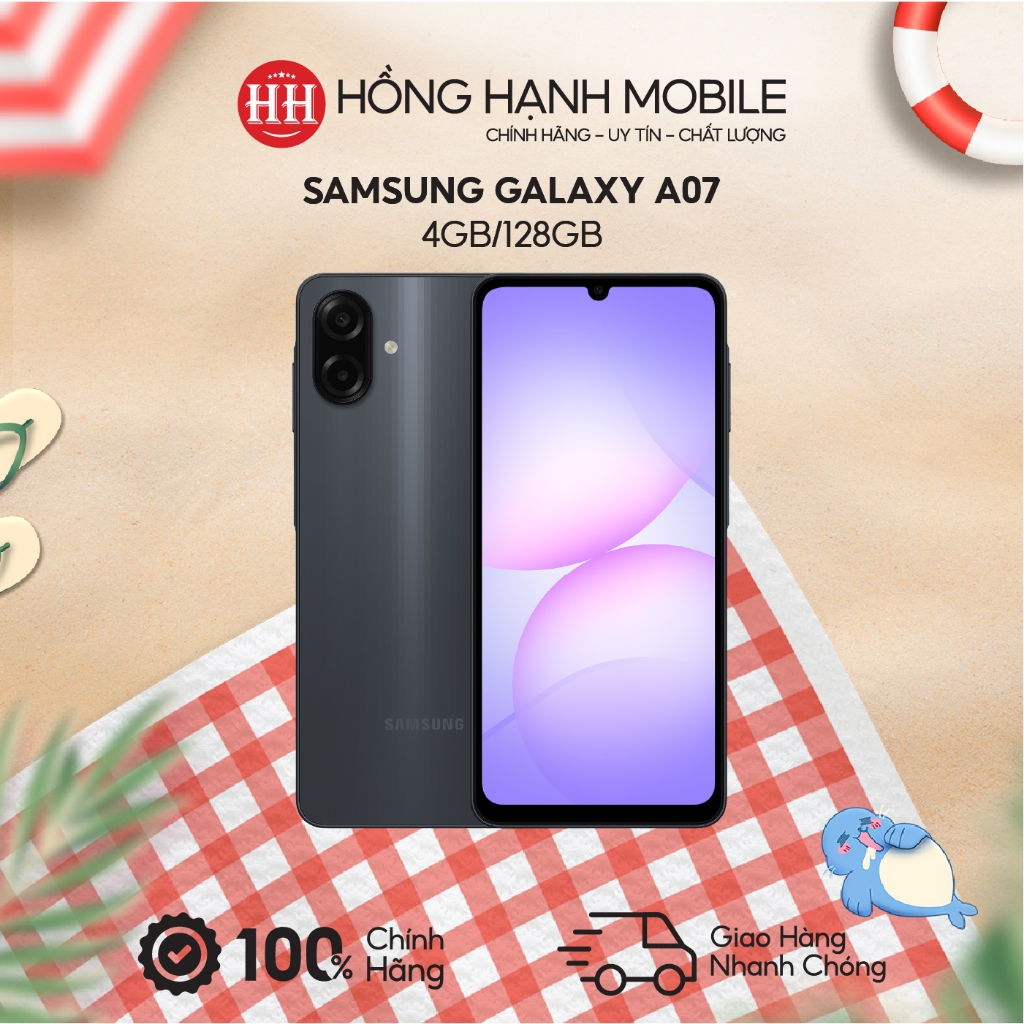 Điện Thoại Samsung Galaxy A07 4GB/128GB + Kèm Cốc Sạc 15W - Hàng Chính Hãng | BigBuy360 - bigbuy360.vn
