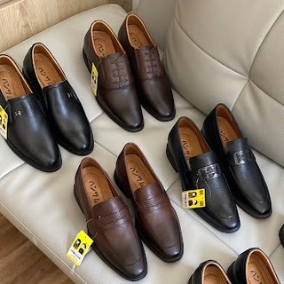 ハンサム信 [BST Hansamu Shin] Giày Nam Tăng Chiều Cao 6cm Đế Siêu Nhẹ - Giày Da Bò Thật DángOxford Công Sở