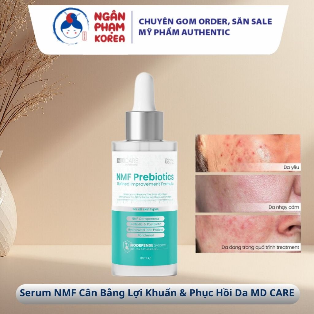 [Hàng Công Ty] Serum NMF Cân Bằng Lợi Khuẩn & Phục Hồi Da MD CARE NMF Prebiotics Refined Improvement