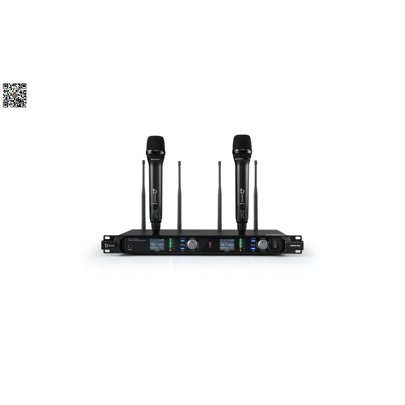 Micro Không Dây dBAcoustic DB750 PRO Chính Hãng – Sóng Cực Mạnh, 200 Kênh, Chuyên Sự Kiện