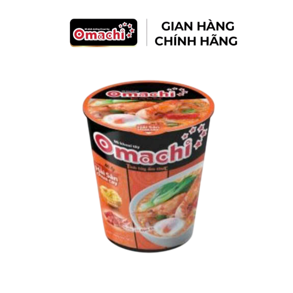 Mì Khoai Tây Omachi Hải Sản Chua Cay 66g/ Ly