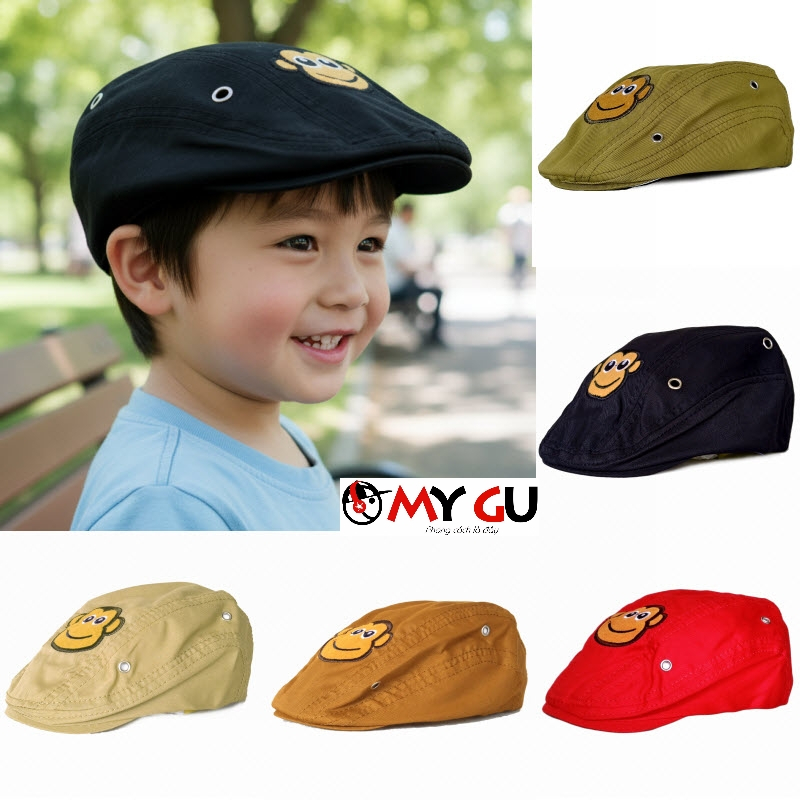 Nón bê rê trẻ em Khỉ con M680