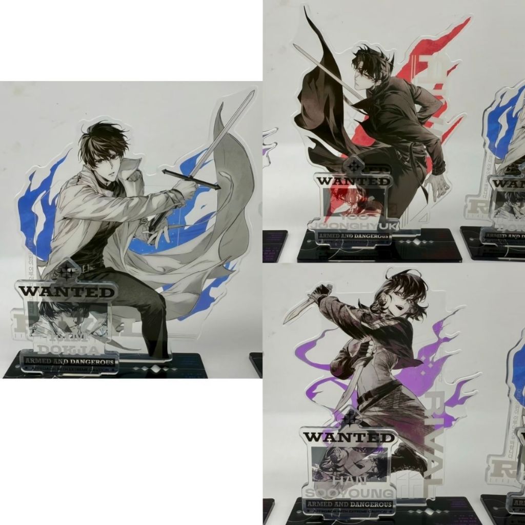 Mô Hình Standee Acrylic Toàn Trí Độc Giả (ORV) - Kim Dokja & Yoo Joonghyuk  Kích Thước 10cm