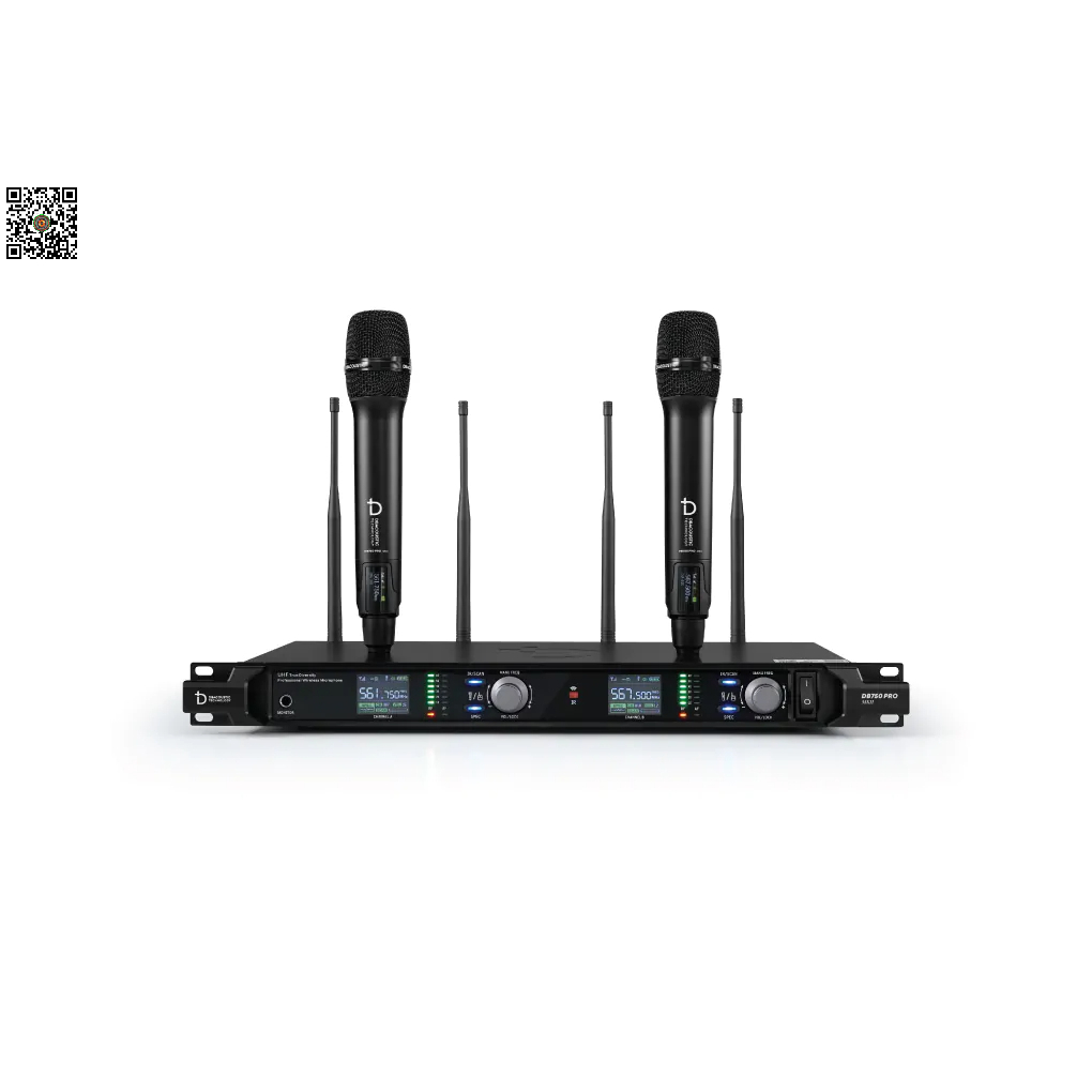 Micro Không Dây dBAcoustic DB750 PRO MKII Chính Hãng – 200 Kênh, Sóng Siêu Ổn Định,Sự Kiện Cao Cấp