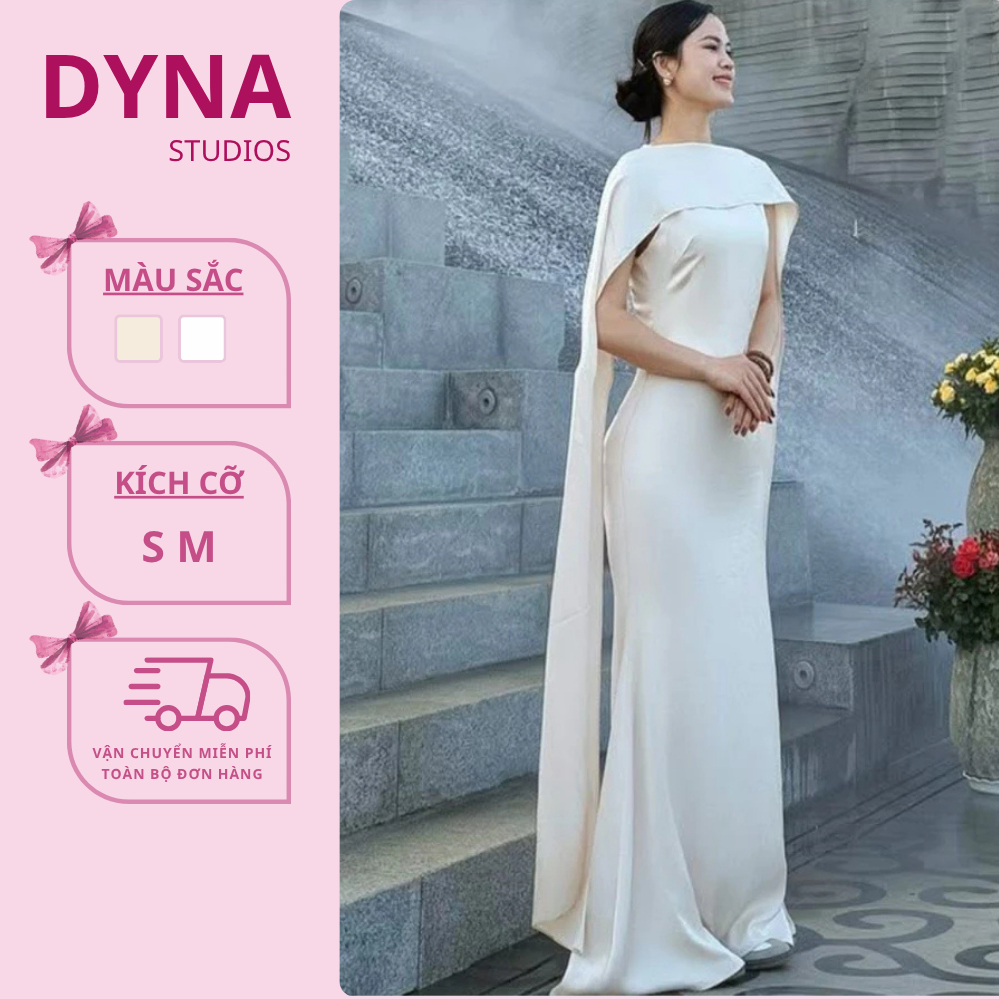 Váy Body Lụa Phối Tà 𝐂𝐇Â𝐔 𝐇𝐘 Dáng Dài Sang Chảnh 𝐃𝐘𝐍𝐀 𝐒𝐓𝐔𝐃𝐈𝐎𝐒