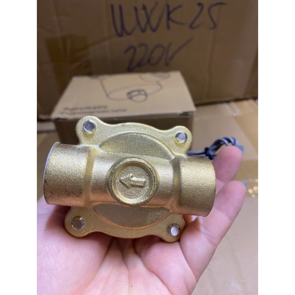 Van điện từ thường mở DN15 DN20 DN25 dùng nước coil đồng