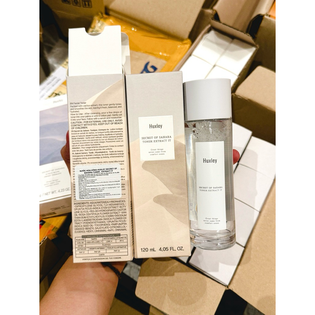 TONER NƯỚC HOA HỒNG HUXLEY FULLBOX