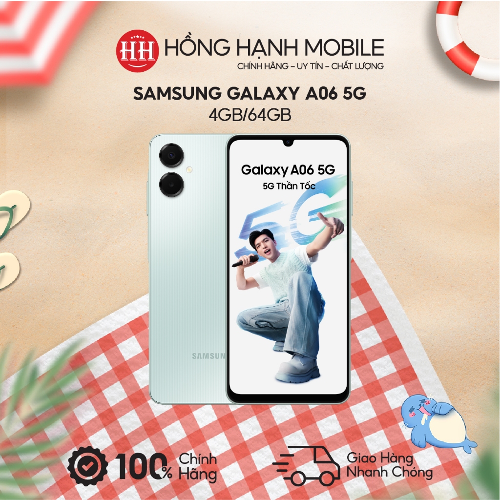 Điện Thoại Samsung Galaxy A06 5G 4GB/64GB - Hàng Chính Hãng | BigBuy360 - bigbuy360.vn